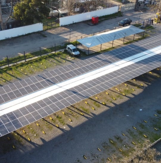 On Networking - Parking Solar Danone Planta Longchamps 88 kW